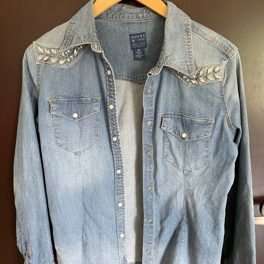 Guess Denim Button-up
